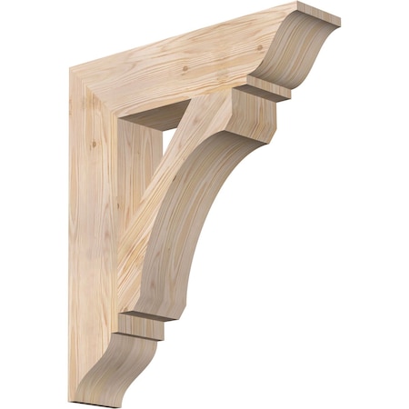 Ekena Millwork Legacy Traditional Smooth Bracket, Douglas Fir, 5 1/2"W x 24"D x 28"H BKT06X24X28LEC01SDF
